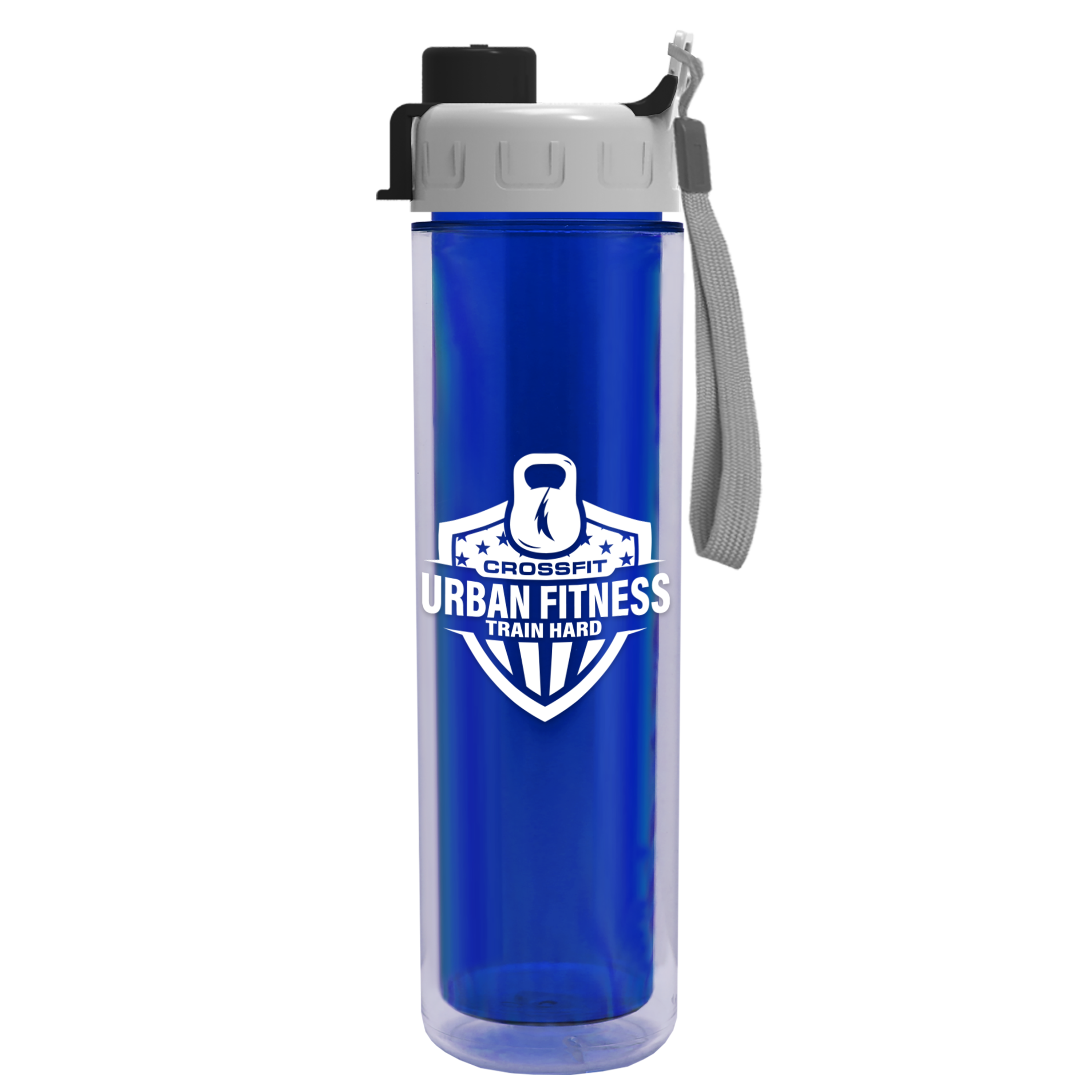 Chiller Double-Wall Insulated Bottle with Quick-Snap Lid - 16 oz.